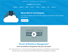 Tablet Screenshot of monetsoftware.com